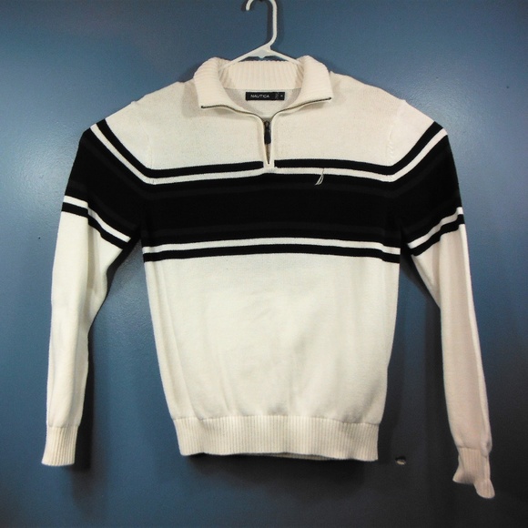 Nautica Other - Mens Nautica Pullover Zippered Collar Sweater - M